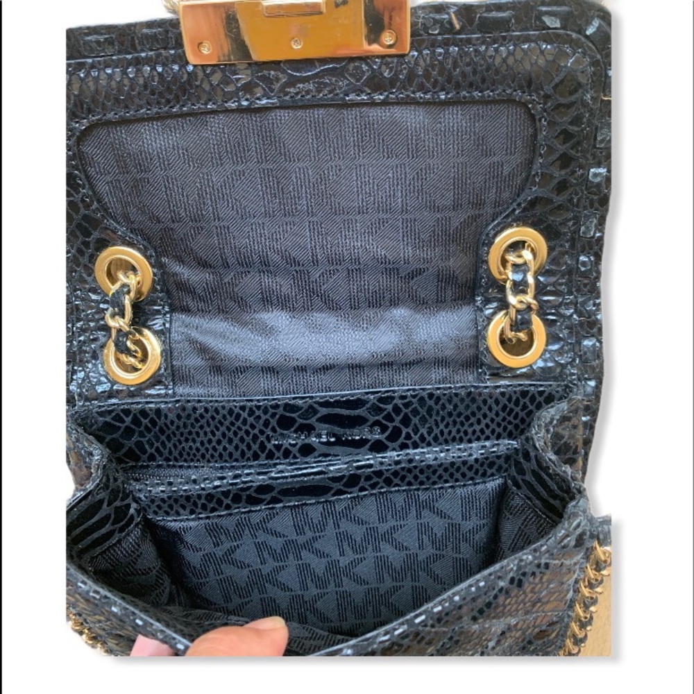 Michael Kors Python Embossed Shoulder Bag - image 5